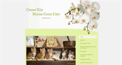 Desktop Screenshot of coonskincats.com